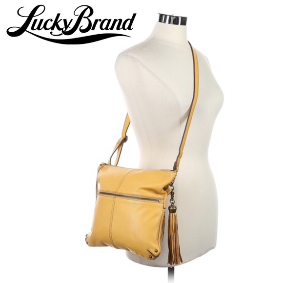 Lucky Brand Leather Fold-Over Crossbody